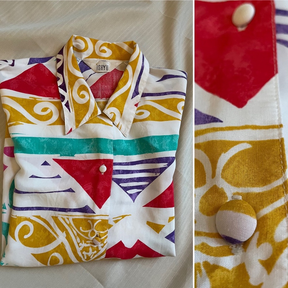 Vintage Abstract button up